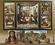 België 2022 - Dieric Bouts - Postfris vouwbaar souvenirvelletje Rabat