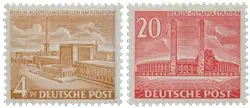 Berlin 1953 - Michel 112-113 - Postfris Nowość