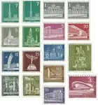 Zwrot pieniędzy Berlin 1956 - MICHEL 135+140-154 - Postfris