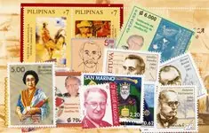 Beroemde Personen - 7 verschillende postzegels - Postfris Wyprzedaż