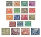 Berlin - 1949 - Michel 42-60 - Postfris Zwrot pieniędzy