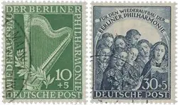 Tylko dziś Berlin 1950 - Michel 72-73 - Gebruikt