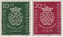 Bundespost 1950 - Michel 121/122 - Gebruikt Nowość