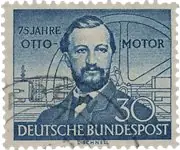 Autentyczny Bundespost 1952 - Michel 150 - Gebruikt