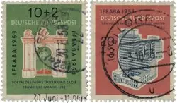 Bundespost 1953 - Michel 171/172 - Gebruikt Autentyczny