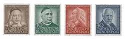 Bundespost 1953 - Michel 173/176 - Postfris Bezpieczna płatność