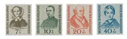 Bundespost 1955 - Michel 222/225 - Postfris Rabat