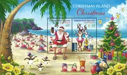 Ekspresowa dostawa Christmas Islands - Christmas 2024 - Postfris souvenirvelletje