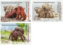 Christmas Islands - Crabs - Postfrisse serie van 3 Bezpieczna płatność