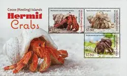Christmas Islands - Crabs - Postfris souvenirvelletje Ostatnia szansa