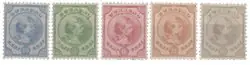 Curacao 1892-1895 - Nr. 19-23 - Ongebruikt Popularny