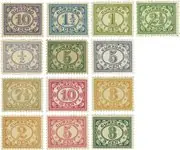 Curacao 1915-1931 - NVPH 44-56 - Ongebruikt Oferta