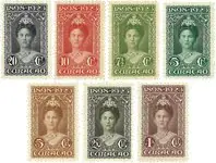Curacao 1923 - NVPH 75-81 - Ongebruikt Tylko dziś