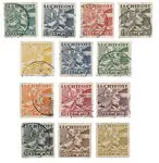 Tani Curacao 1931-1939 - Nr. LP4-LP16 - Gebruikt