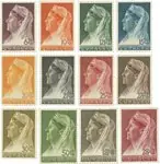 Autentyczny Curacao 1936 - NVPH 126-137 - Ongebruikt