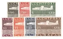 Zwrot pieniędzy Curacao 1947 - NVPH LP82-LP88 - Postfris