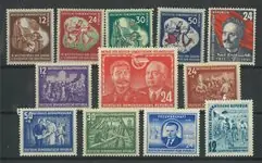 DDR - Compositie van postfrisse postzegels Zwrot pieniędzy