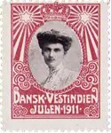 Autentyczny Deens-West-Indië 1911 - Kerst seal - Postfris