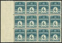 Bezpieczna płatność Denemarken - 12-blok AFA 45 - postfris