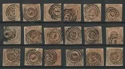 Denemarken - 4 RBS gestempeld, wisselende kwaliteit Premium