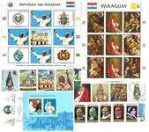De Paus - 17 verschillende postzegels en 4 souvenirvelletjes 1970-1998 - Postfris Nowość