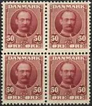 Denemarken - AFA 58 - blok van 4 - Postfris Wyprzedaż