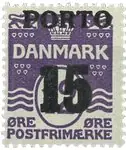Denemarken - AFA 32 strafport postfris Darmowa dostawa