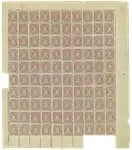 Denemarken - AFA 4 - Dienstzegels - Ongebruikt compleet vel Premium