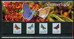 Wysoka jakość Denemarken - Butterflies - Souvenir folder - Souvenirfolder