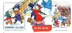 Denemarken - Christmas seals 2021 - Postfris boekjemet30 seals Darmowa dostawa