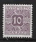 Denemarken - AFA Krantenzegel 4 - Ongebruikt Ostatnia szansa