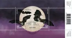 Wysoka jakość Denemarken - Danish bats - Gestempeld souvenirvelletje