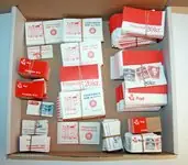 Zwrot pieniędzy Denemarken - Dubbelen verzameling postzegelboekjesin 1 doos