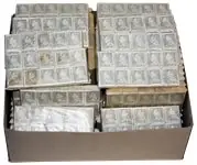 Denemarken - Dubbelenpakket met circa 850 bundles - Frederik IX 40 øre grey Tani