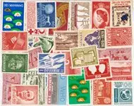 Denemarken - Dubbelenpartij met postfrisse gegraveerde postzegels Rabat