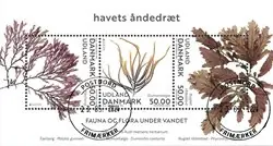 Zwrot pieniędzy Denemarken - EUROPA 2024 Underwater Fauna & Flora - Gestempeld souvenirvelletje