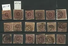 Denemarken - Kaart met verschillende 4 RBS-postzegels Bezpieczna płatność