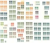 Denemarken - Kavel met veel blokken van 4 Szybka dostawa