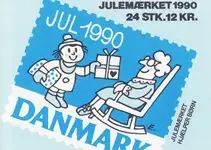Denemarken - Kerst seal boekje 1990 Wysoka jakość