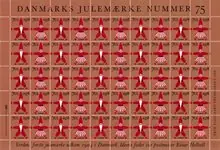 Denemarken - Kerst seal velletje 1978 - Perforeerd - Ongebruikt of gevouwen Zwrot pieniędzy