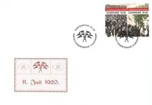 Zamów teraz Denemarken - hereniging - FDC met postzegel