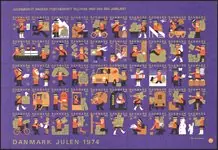 Autentyczny Denemarken - Kerstvelletje 1974