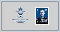 Denemarken - King Frederik X, international rate - Postfris souvenirvelletje Wyprzedaż