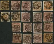 Denemarken - Lot met 4 RBS gestempeld Oferta limitowana