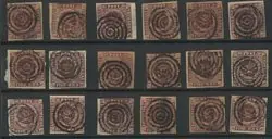 Denemarken - Lot met 4 RBS gestempeld in gemengde kwaliteit Najlepsza cena