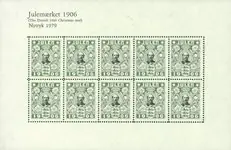Denemarken - Kerstvelletje 1976/1906 - Nieuwe print Szybka dostawa
