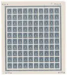 Denemarken - Ongevouwen compleet vel AFA-dienst 17 Kup teraz