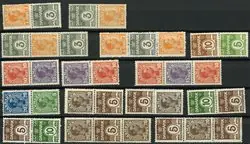 Denemarken - Verzameling automaatzegels op 1 insteekkaart Premium