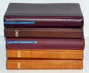 Denemarken - Verzameling FDC's in 5 albums Popularny