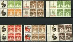 Denemarken - Verzameling reclamezegels op 1 insteekkaart Rabat